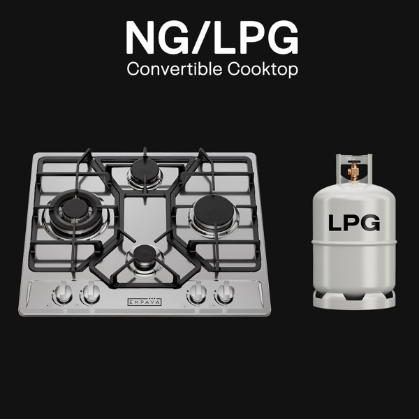 Empava 24" Natural Gas Cooktop & Reviews Wayfair